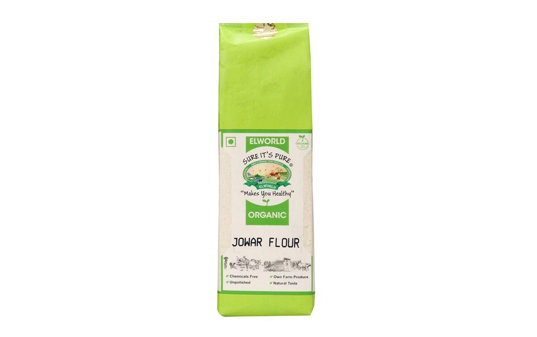 Elworld Organic Jowar Flour    Pack  500 grams